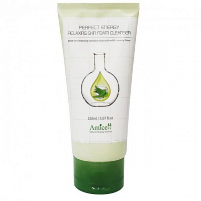 Пенка для умывания Amicell Perfect Energy Relaxing Skin с экстрактом алоэ вера 150 мл