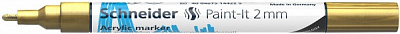 Маркер акриловий Schneider Paint-it 310 2 мм S120153 золотий