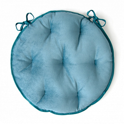 Подушка на стул Соната бирюза 400х400 мм