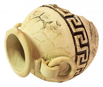 Горшок шамотный Амфора Юнона фигурный коричневый 