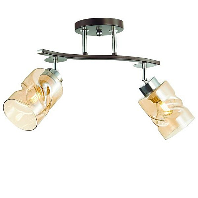 Люстра потолочная Victoria Lighting Luka/PL2 2x60 Вт E27 венге 