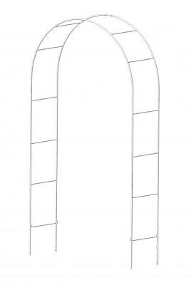 Арка садовая Эконом-Ультра (белая)