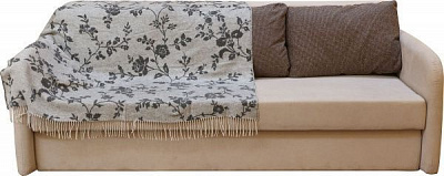 Плед Sanremo цветы 140x200 см серый La Nuit 