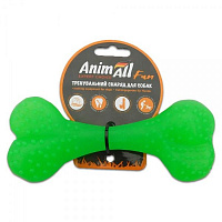 Іграшка для собак AnimAll Кістка 15 см зелена 88125