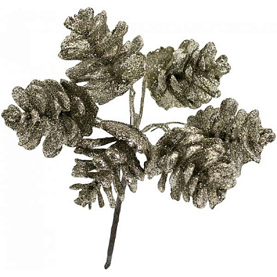 Ветка рождественская EYK3-1093 12 см