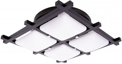 Люстра потолочная Altalusse 4x40 Вт E27 хром/венге INL-3092C-04 Chrome & Dark wen 