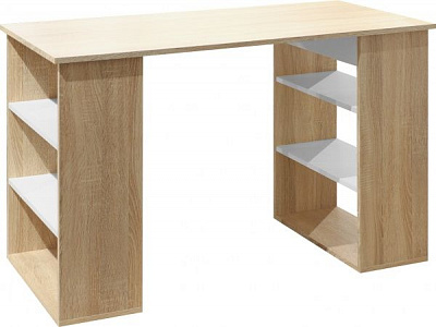 Стол письменный 110 дуб сонома/белый 