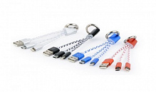 Кабель Cablexpert 0,1 м (CC-USB2-AM8PmB-01-MX) BM-тато/Lightning/Micro 