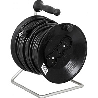 Подовжувач ОТК без заземлення 3 гн. чорний 30 м В-30-2х2,5 КГтп 