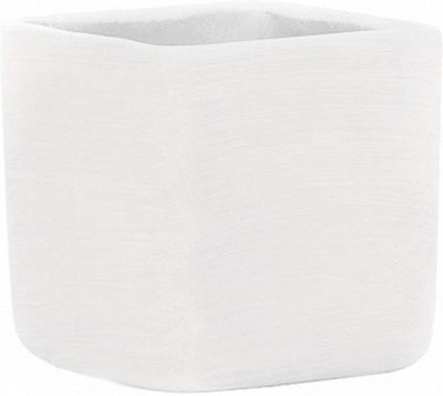 Кашпо керамічне Santino Horti квадратний 2 л білий (O-39-13-J-15-00)