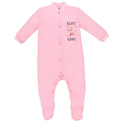 Комбинезон для девочки Татошка р.62 розовый с рисунком 1502306зрш 