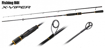 Спінінгове вудлище Fishing ROI X-Viper 2.40m LT 3-15g