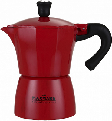 Кавоварка гейзерна Maxmark Red 120 мл MK-ALR00120