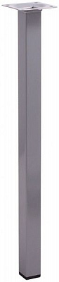 Мебельная ножка Larvij L61S40MS25 квадратна 25х25х400 мм срібляста 