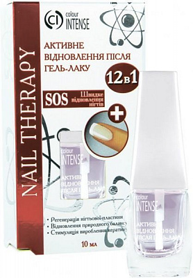 Засіб для зміцнення нігтів Colour Intense P10 №304 активне відновлення після гель-лаку 12 в 1 10 мл