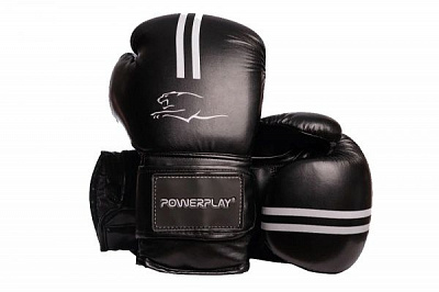 Боксерські рукавиці PowerPlay р. 16 16oz 3016_16 чорний із білим