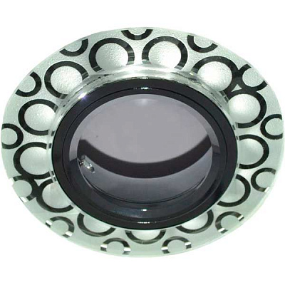 Светильник точечный Blitz с LED-подсветкой MR16 35 Вт GU5.3 6000 К хром BL 222S3 CH+WH 