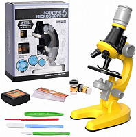 Игровой набор GUANG XUE BAO желтый микроскоп с фонариком OTG0924751