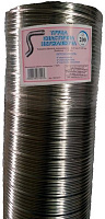 Гофра 1 м еластична 0,1 мм нерж Ф200 мм Добробуд-Лига 