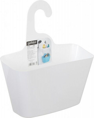 Кошик навісний для зберігання Gondol Plastic G-507 White 285x315x120 мм