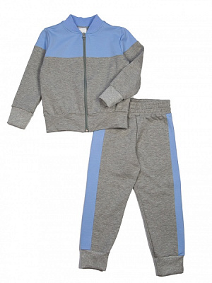Спортивный костюм Luna Kids р.134–140 серый с синим 