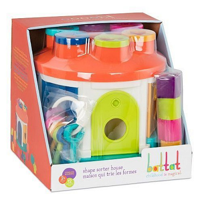 Іграшка дерев'яна Battat сортер - Розумний будиночок BT2580Z
