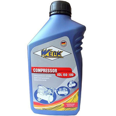 Масло трансмиссионное Werk COMPRESSOR VDL ISO 100 1 л(VDL ISO100)