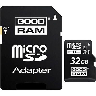 Карта пам'яті Goodram microSDHC 32 ГБ Class 10 (M1AA-0320R12)