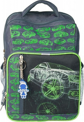 Рюкзак Bagland 25x35x16 см сірий