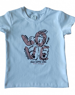 Футболка для девочек для девочек German Volf р.98 белый 24119