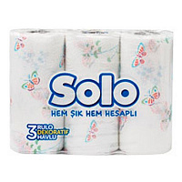 Рушники паперові Solo Decor білі 3 шт