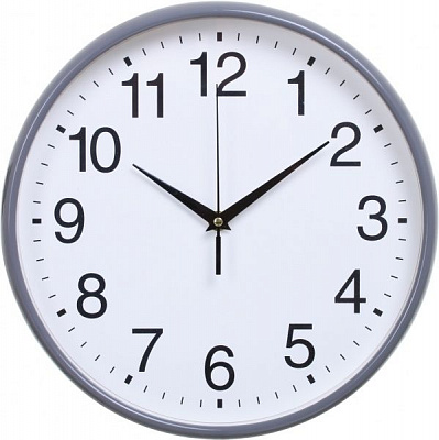 Часы настенные Trice 30 см серые Ningbo Royal Clock