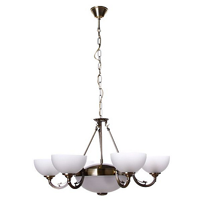 Люстра подвесная Eglo SAVOY 6x40 Вт E14 2х60 Вт E27 бронзовый 82749