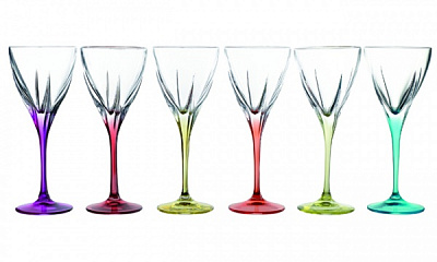 Набор рюмок Fusion Colour 70 мл 6 шт. RCR 