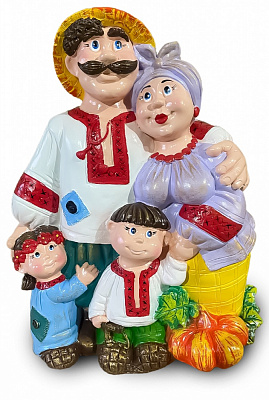 Фігурка декоративна Наша Кераміка Українська родина В