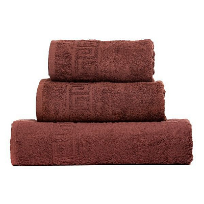 Полотенце махровое 67001 50x90 см коричневый Рашід 