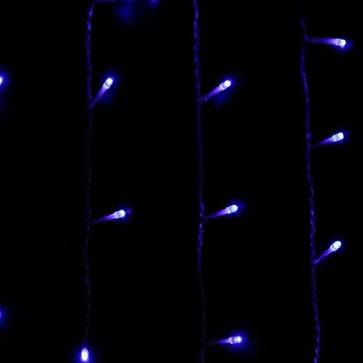 Электрогирлянда-штора Феєрія голубая встроенный светодиод (LED) 600 ламп 2,7 м