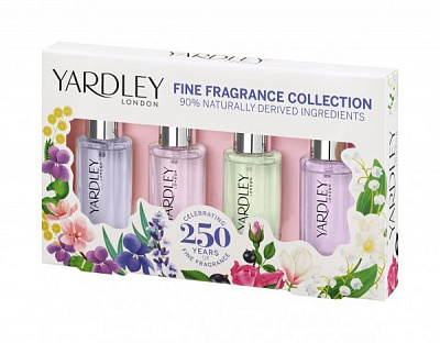 Набір подарунковий для жінок Yardley Класична туалетна вода 4x10 мл