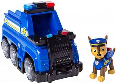 Игровой набор Spin Master Щенячий патруль: спасательный автомобиль с фигуркой Гонщика серия Чрезвычайная миссия 