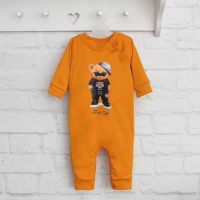 Ромпер-реглан для мальчика Blanka Медведь р.92 желтый 110176 