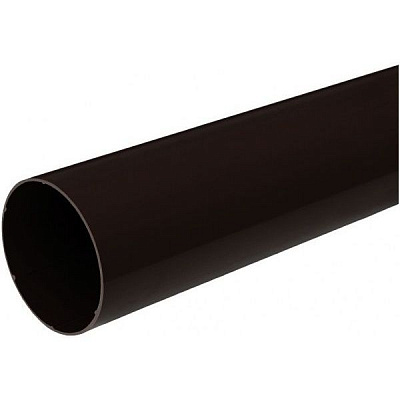Труба водостічна Bryza 90 мм 3 м коричневий