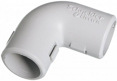 Соединитель угловой для труб Schneider Electric RAL 7035 d16 мм 
