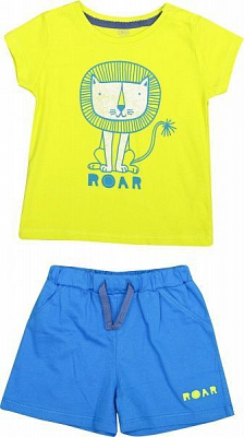 Комплект дитячого одягу Фламінго р.74 салатовий-синій 571-103