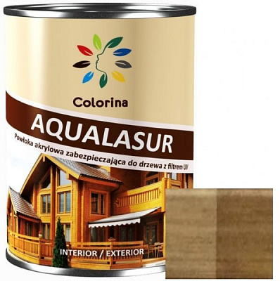 Антисептик COLORINA Aqualasur дуб глянець 2,5 л