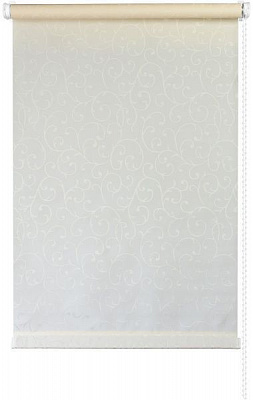 Ролета стандарт Delfa Жаккард Прима 156x170 см кремовая 