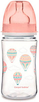 Бутылочка Canpol Babies для кормления с широким отверстием антиколикова PP - In the Clouds 240 мл. розовая