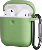 Чохол для навушників 2E для Apple AirPods Pure Color Silicone 3.0 мм Light green (2E-AIR-PODS-IBPCS-3-LGR) 
