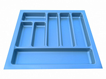 Лоток для столових приборів 48х43х4,5 см синій Variant