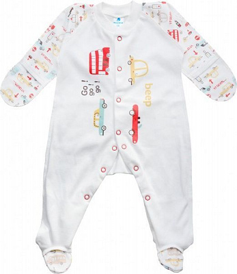 Комбинезон Minikin р.62 белый 205603 