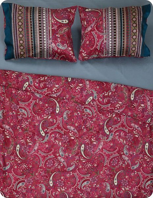 Комплект постельного белья Burano R2 2 красный Granfoulard